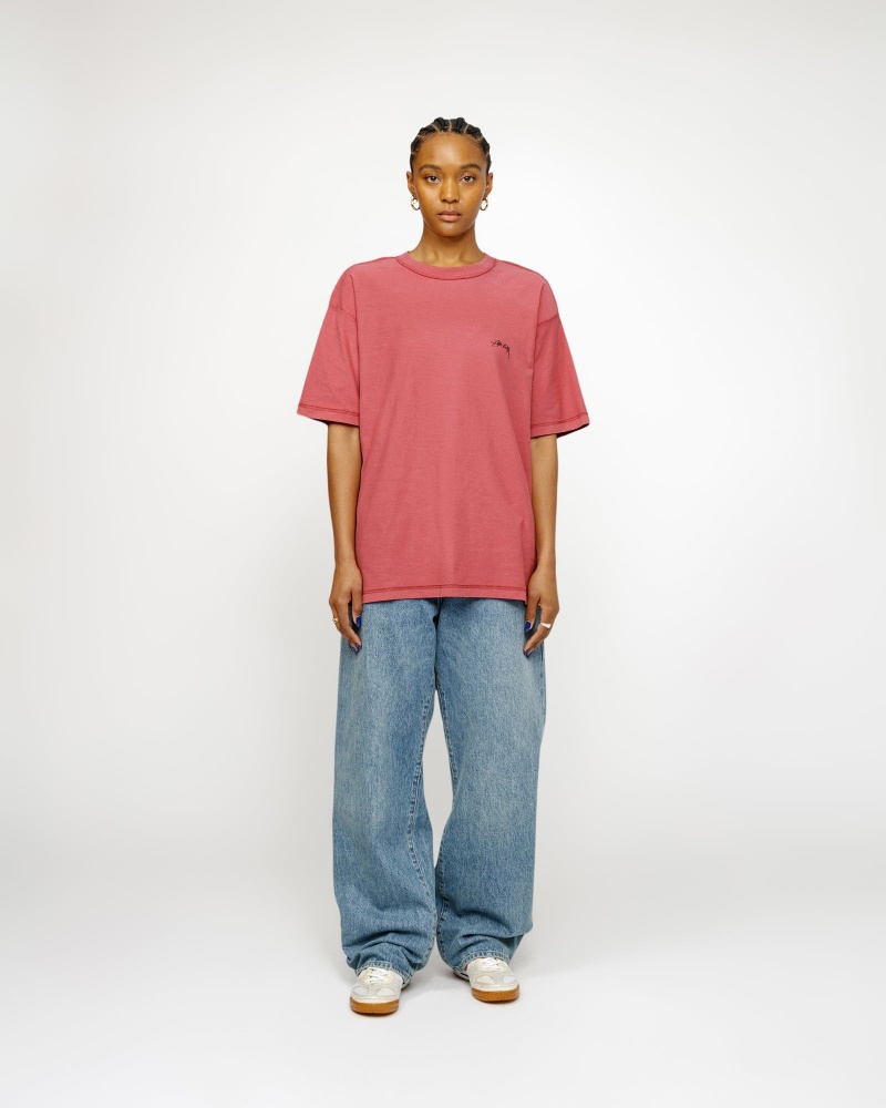 Stussy Lazy Tops Dark Red | 69245QWJB