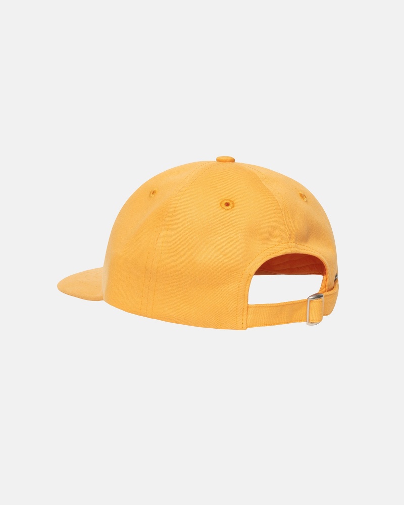 Stussy Low Pro Basic Strapback Caps Yellow | 75948EPJS