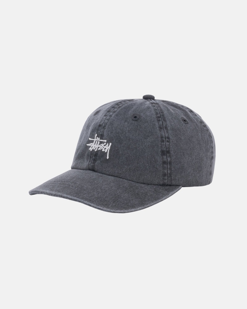 Stussy Low Pro Basic Washed Strapback Caps Grey | 29531XMTI