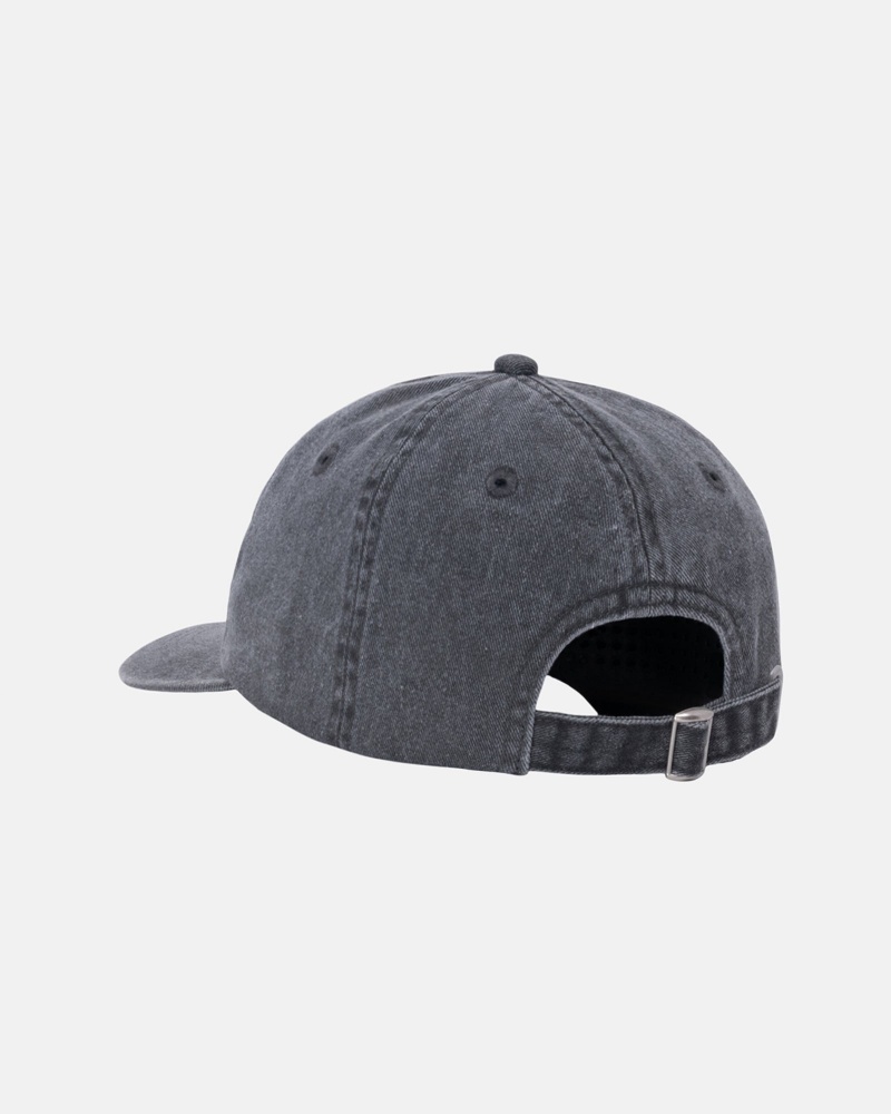 Stussy Low Pro Basic Washed Strapback Caps Grey | 29531XMTI