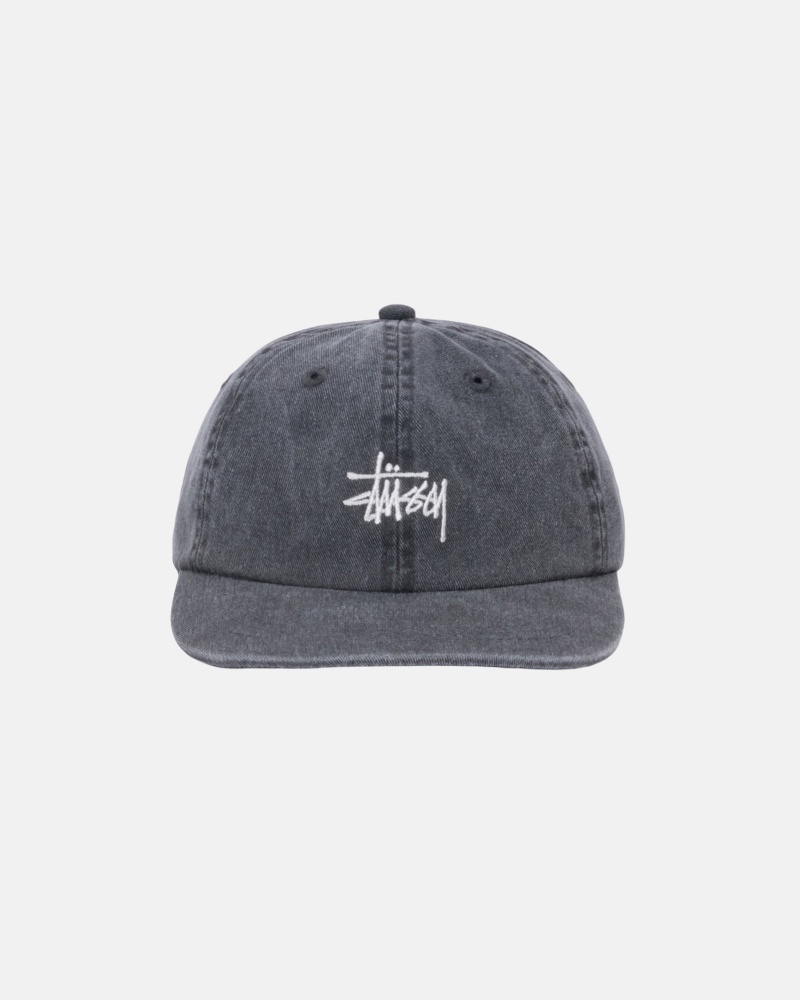 Stussy Low Pro Basic Washed Strapback Caps Grey | 29531XMTI