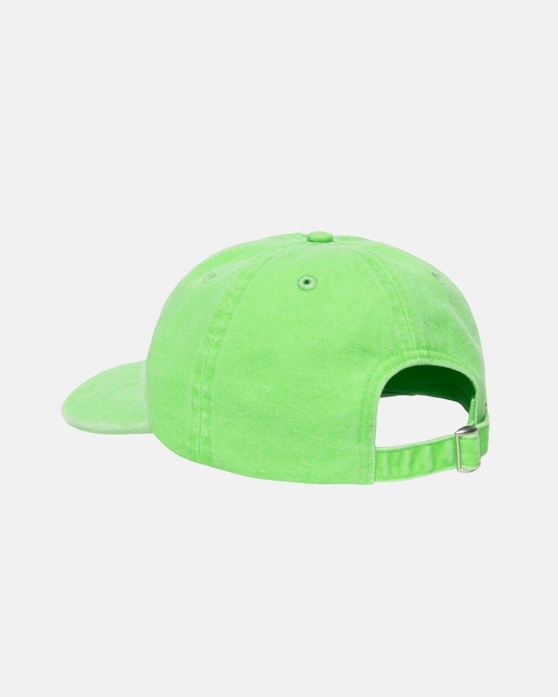 Stussy Low Pro Basic Washed Strapback Caps Green | 14620OYDM