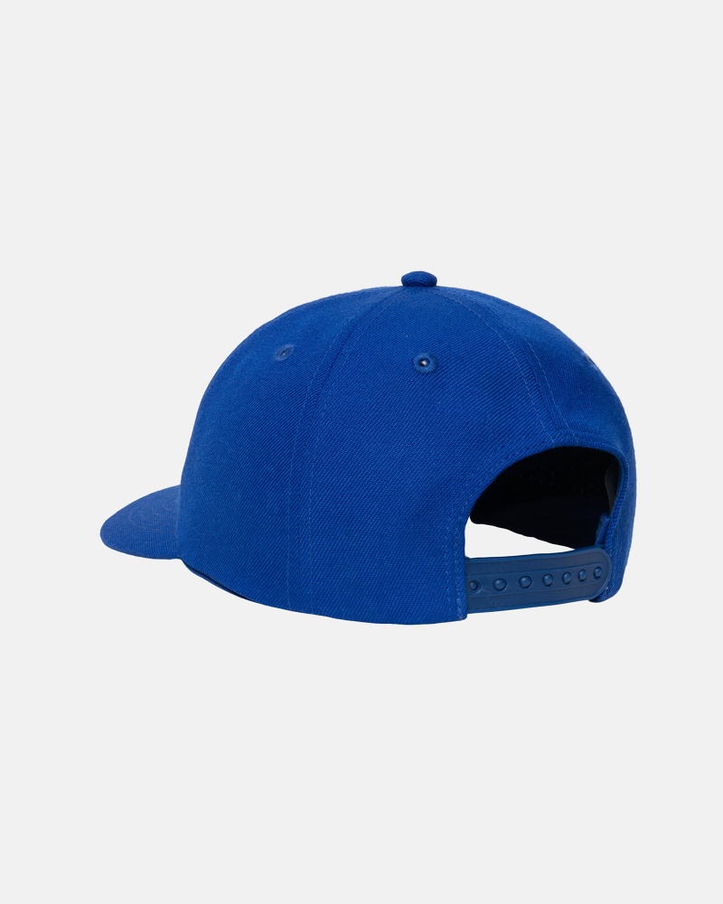 Stussy Low Pro Stock Dice Snapback Caps Blue | 39506EWTP