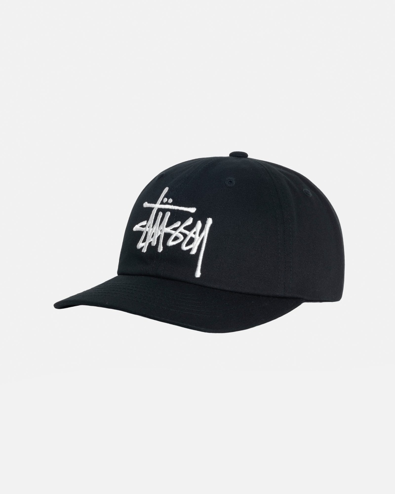 Stussy Low Profile Big Basic Snapback Caps Dark Grey | 85293DHPR