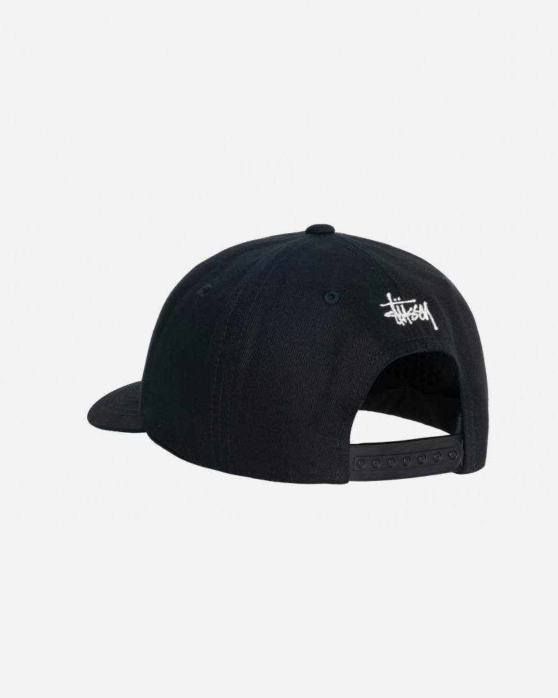 Stussy Low Profile Big Basic Snapback Caps Dark Grey | 85293DHPR