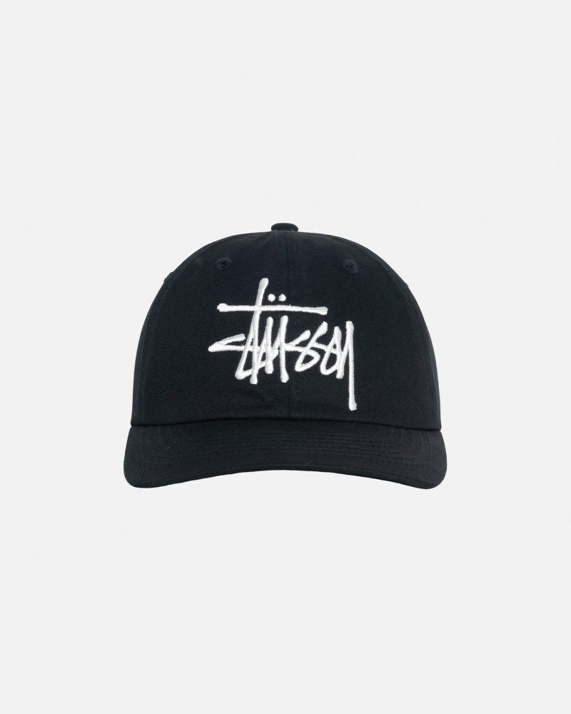 Stussy Low Profile Big Basic Snapback Caps Dark Grey | 85293DHPR