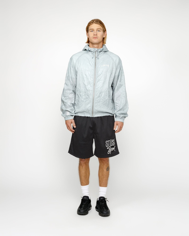 Stussy Mesh Sport Shorts Black | 48951ZMDY