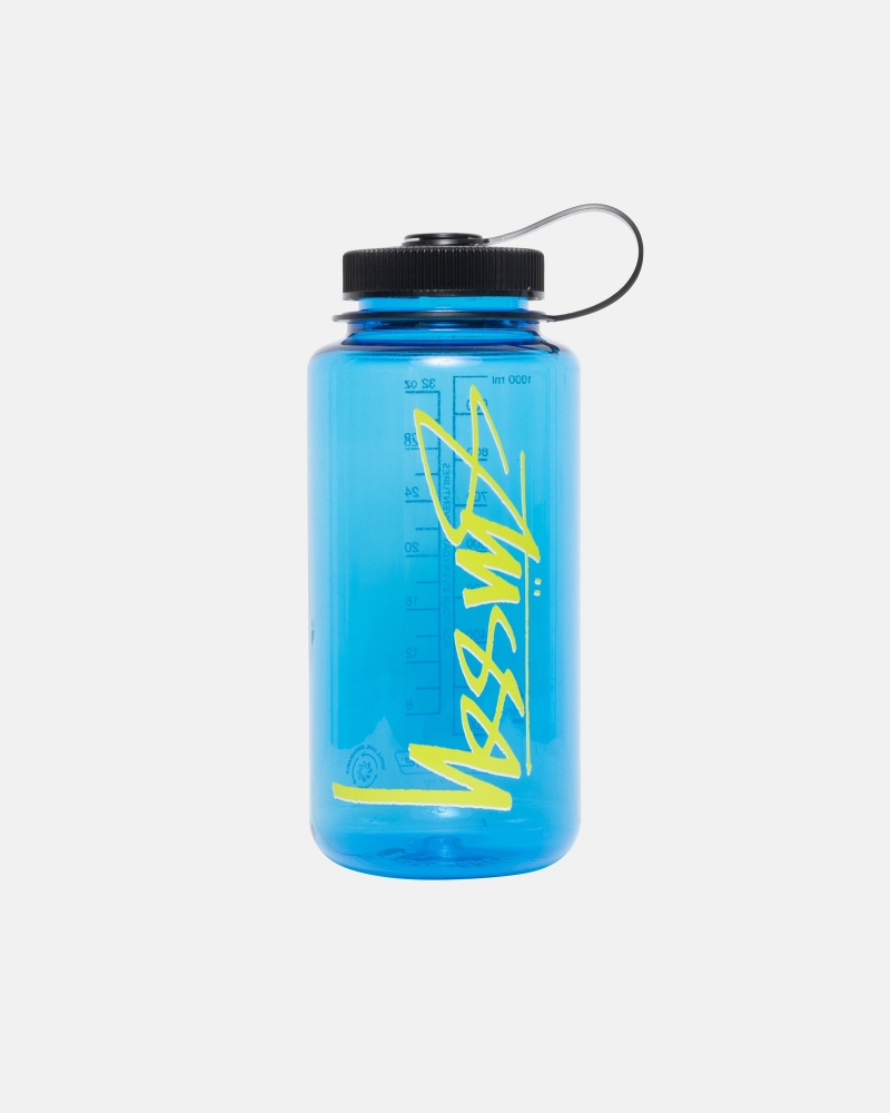 Stussy Nalgene Bottle Other Accessories Blue | 80756FEUJ