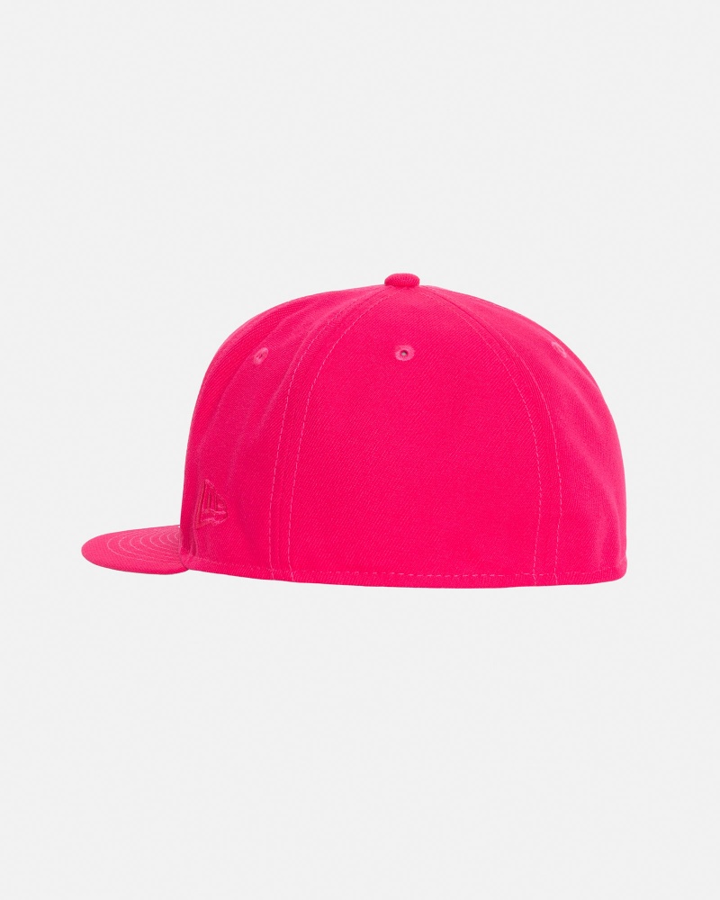 Stussy New Era 59fifty 8 Ball Stock Caps Pink | 29641YCOK