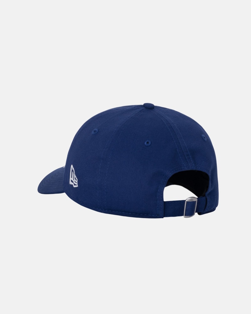 Stussy New Era 9twenty Basic Strapback Caps Dark Royal | 73258EXGW