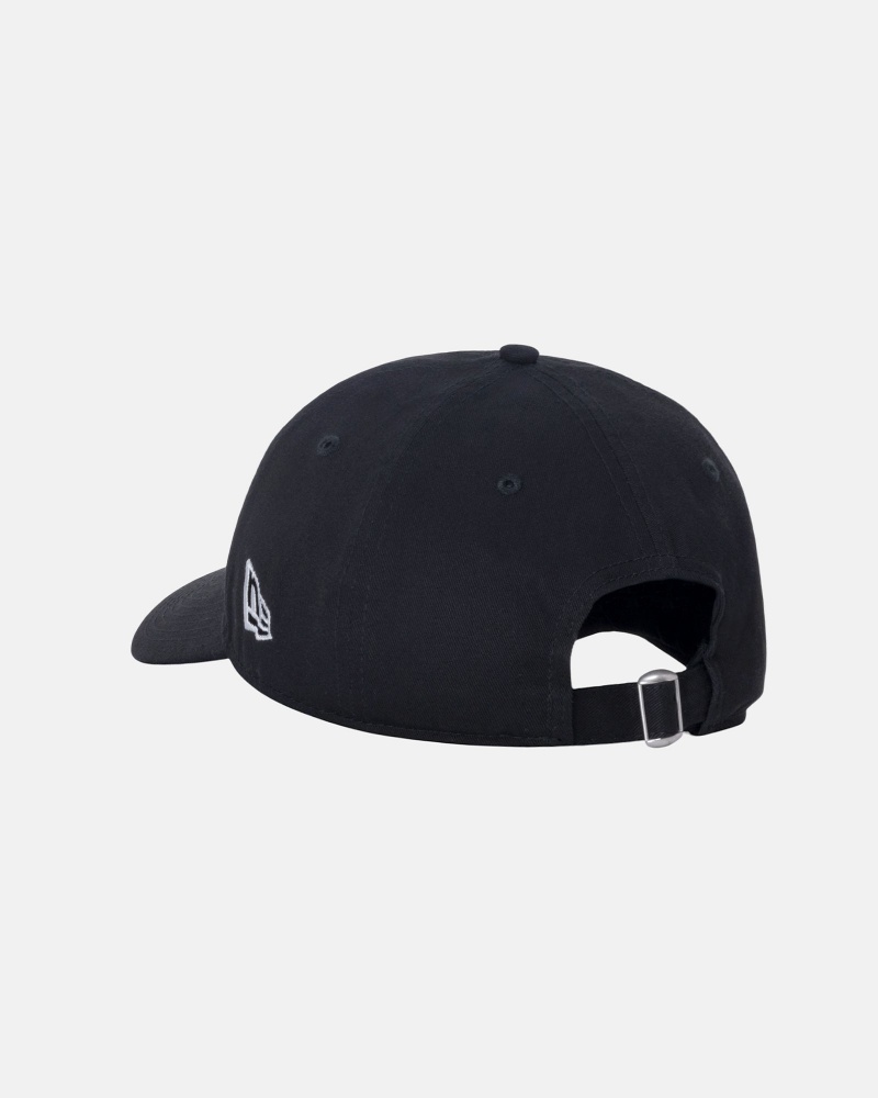 Stussy New Era 9twenty Basic Strapback Caps Black | 91538TNOM