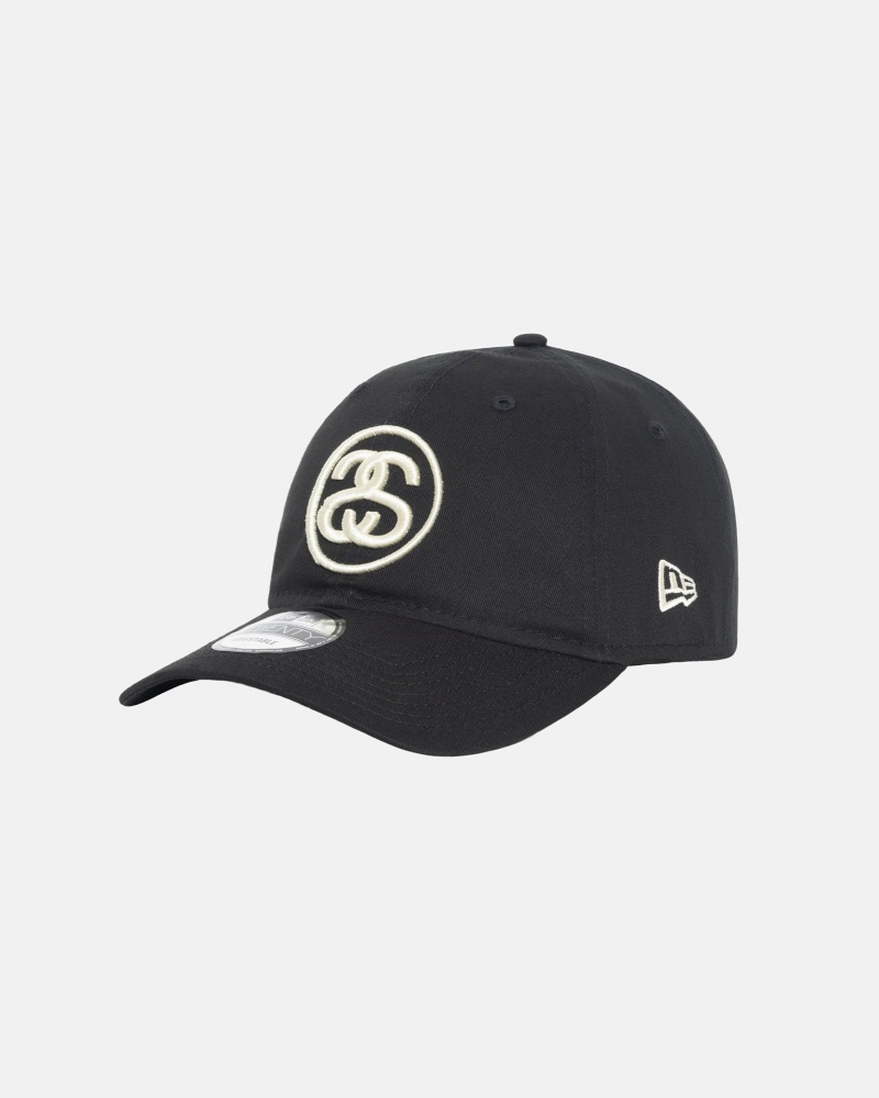 Stussy New Era 9twenty Ss Link Caps Black | 58603LUTF