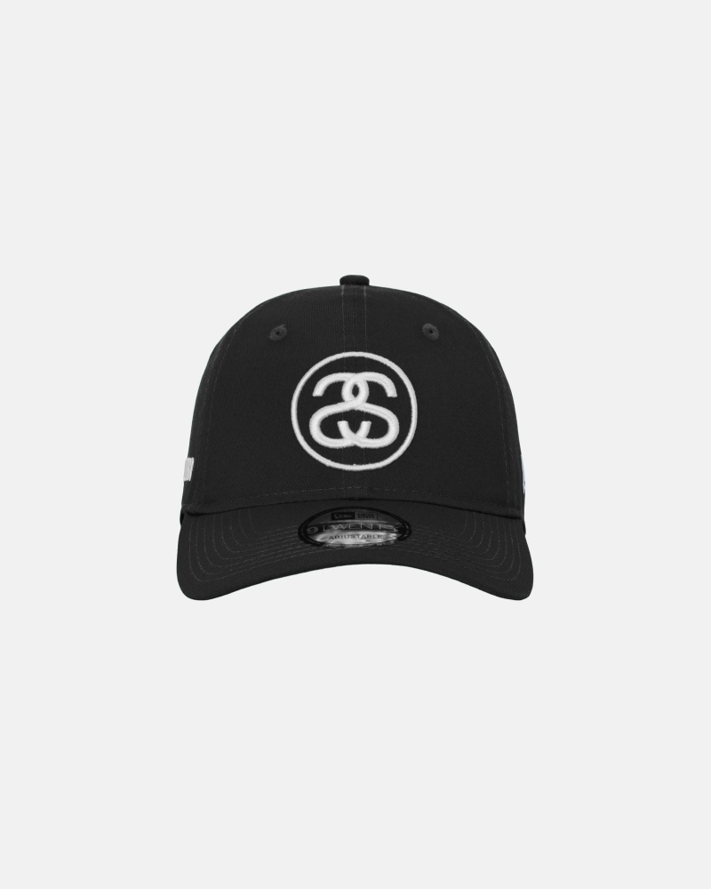 Stussy New Era 9twenty Ss Link Caps Black | 58603LUTF