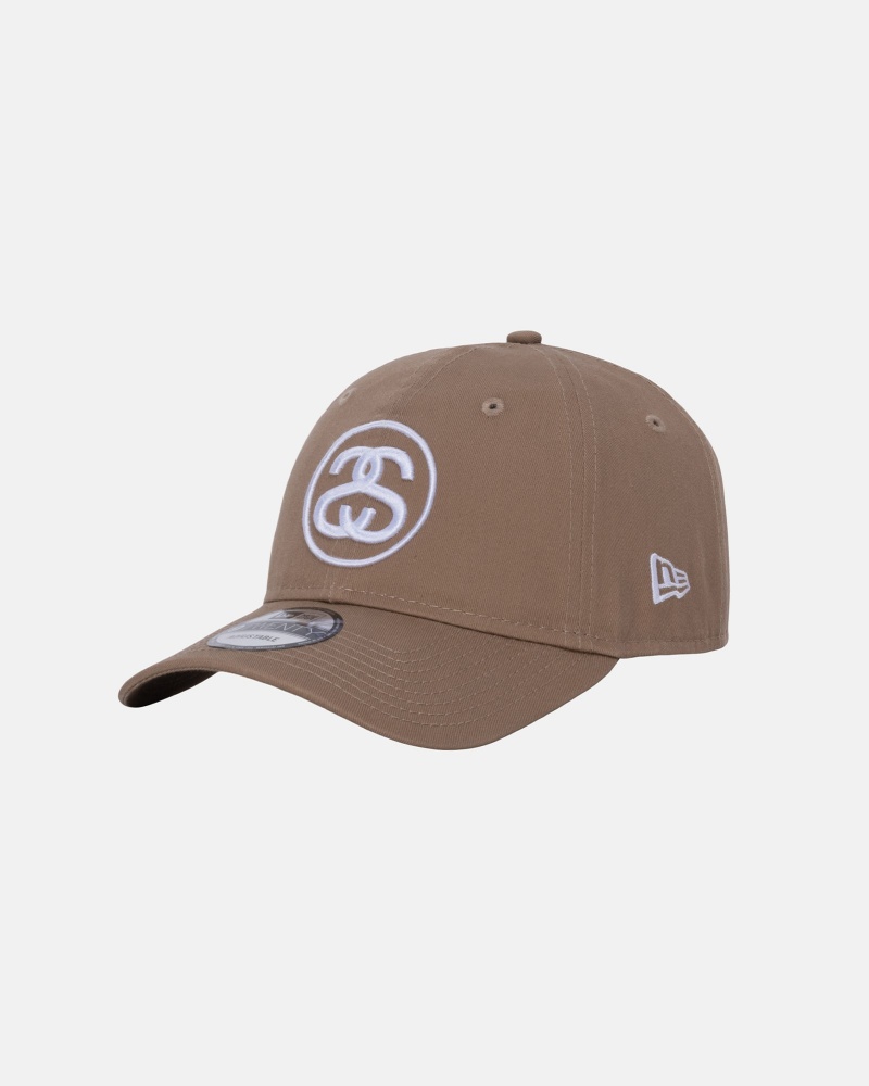 Stussy New Era 9twenty Ss Link Caps Khaki | 93162XIYU