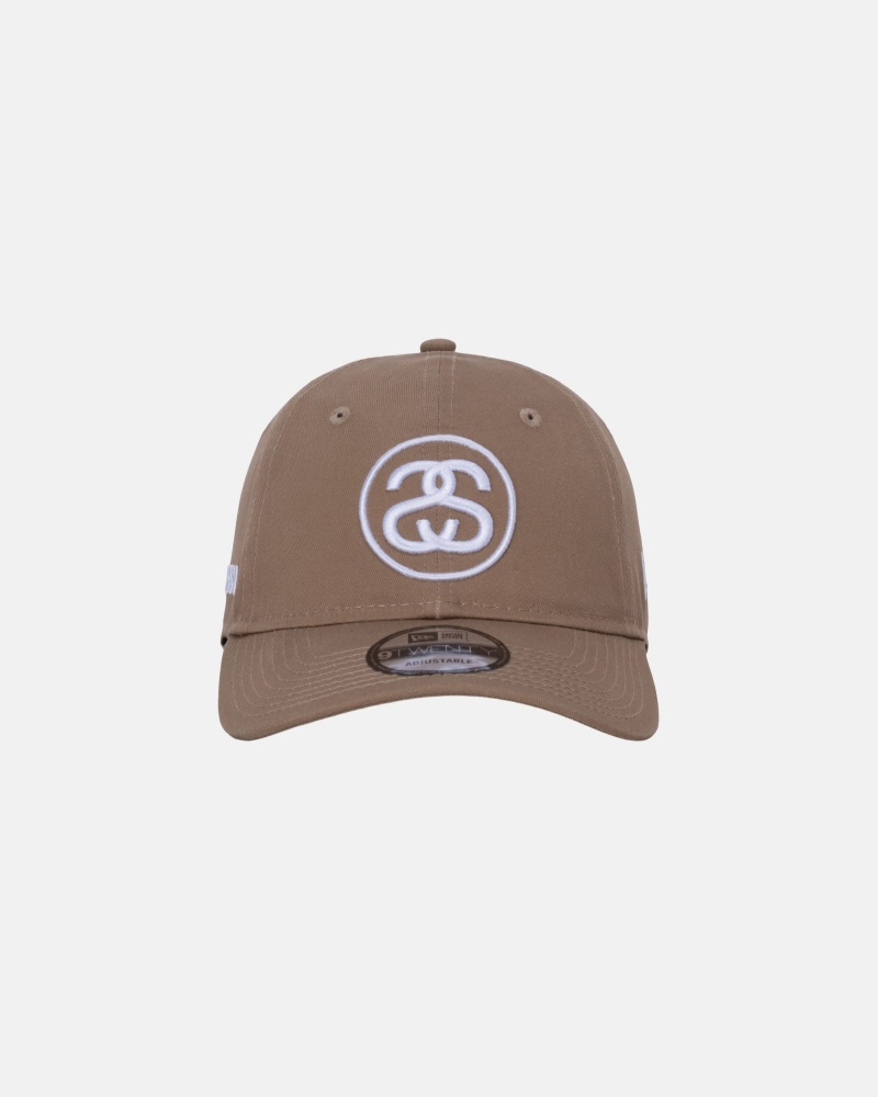 Stussy New Era 9twenty Ss Link Caps Khaki | 93162XIYU