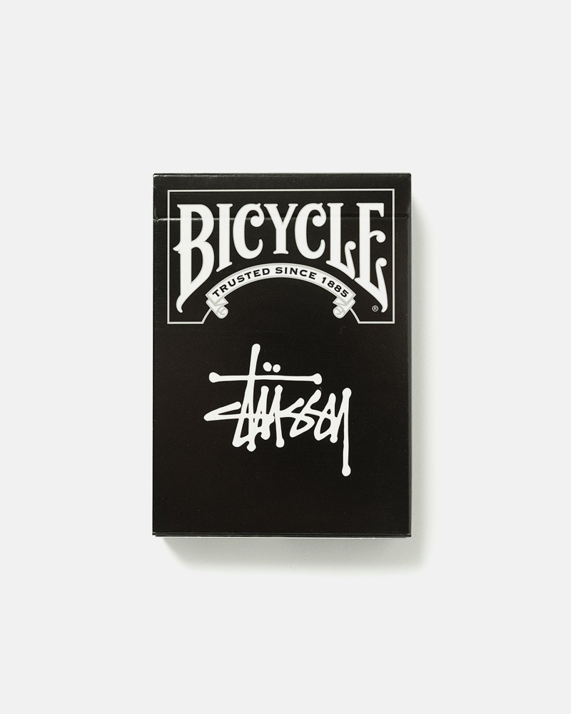 Stussy Playing Cards Other Accessories Black | 74215JBIO