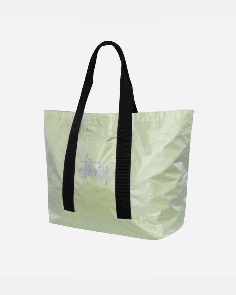 Stussy Ripstop Overlay Extra Large Tote Bags Light Green | 65801BVQA