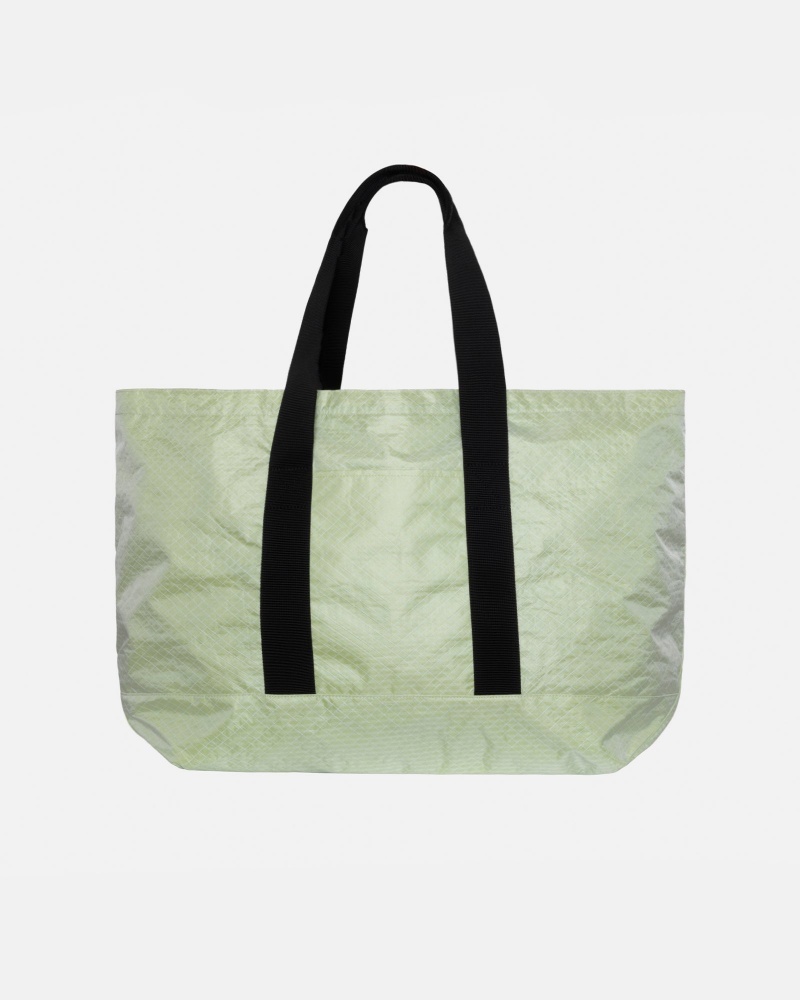 Stussy Ripstop Overlay Extra Large Tote Bags Light Green | 65801BVQA