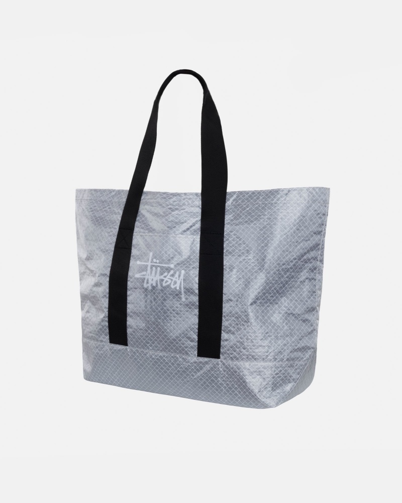 Stussy Ripstop Overlay Extra Large Tote Bags Black | 31028DAUS