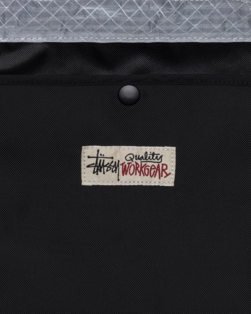 Stussy Ripstop Overlay Extra Large Tote Bags Black | 31028DAUS