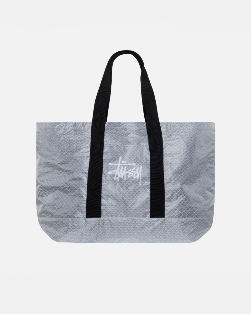 Stussy Ripstop Overlay Extra Large Tote Bags Black | 31028DAUS