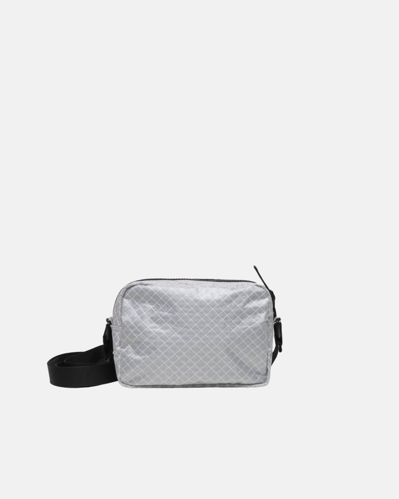 Stussy Ripstop Overlay Side Pouch Bags Black | 64120XMPU