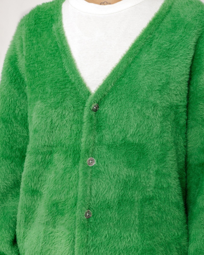 Stussy Shaggy Sweaters Green | 57063PTIY