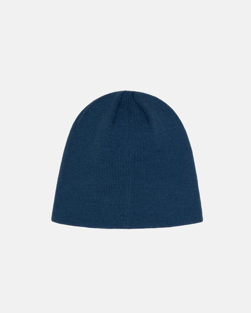 Stussy Skullcap Basic Beanie Blue | 26401GMKU