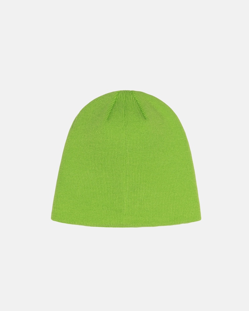 Stussy Skullcap Basic Beanie Green | 25713QSUT