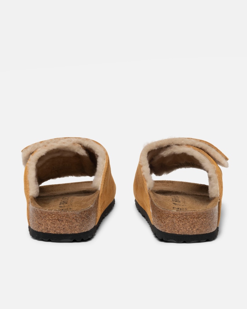 Stussy Solana Shearling Slide Slides Brown | 45217ALXY