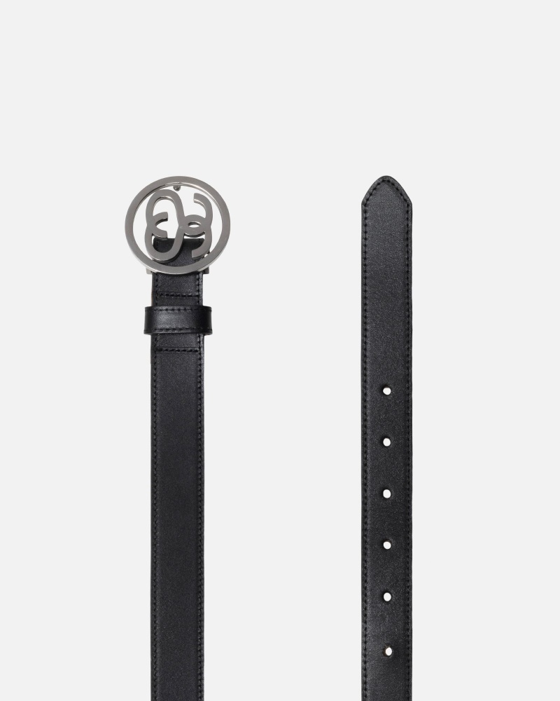 Stussy Ss-link Buckle Belts Black | 18042DBYQ