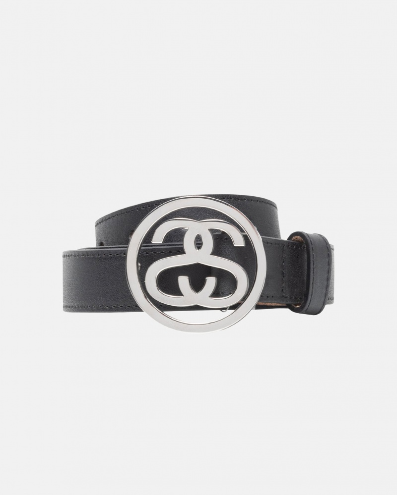 Stussy Ss-link Buckle Belts Black | 18042DBYQ