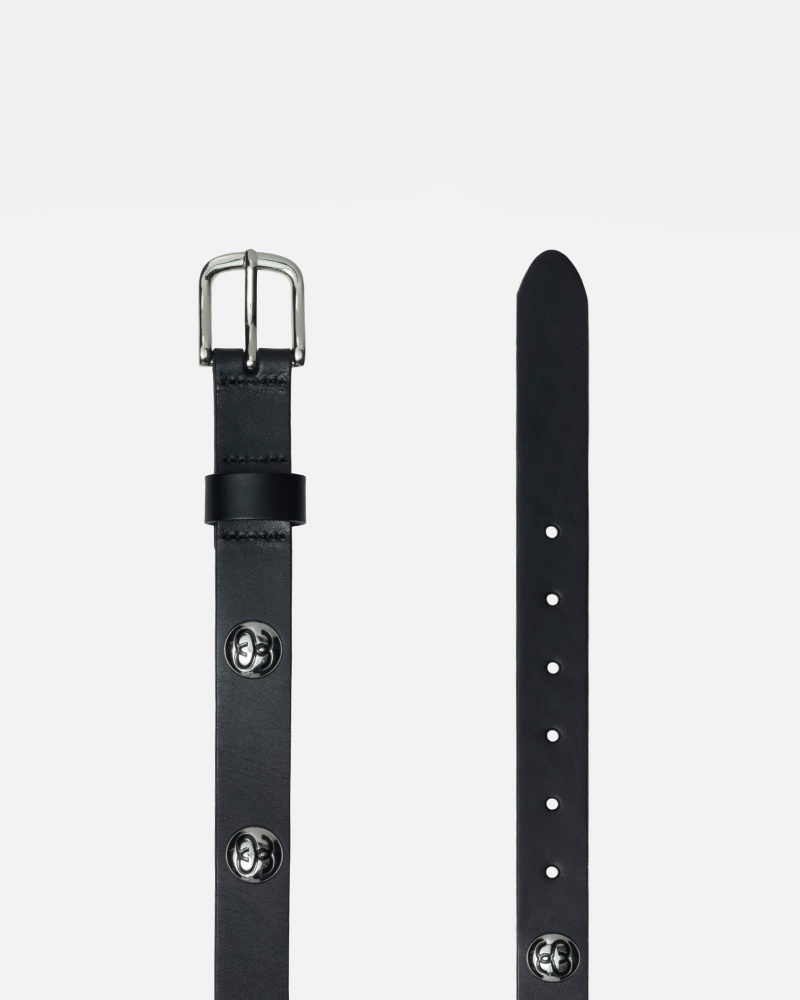 Stussy Ss-link Studded Belts Black | 96147BVDM