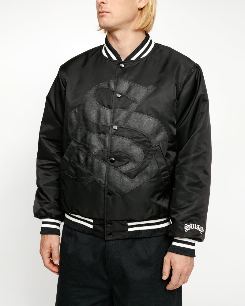 Stussy Stadium Gothic S Jackets Black | 36274LRCI