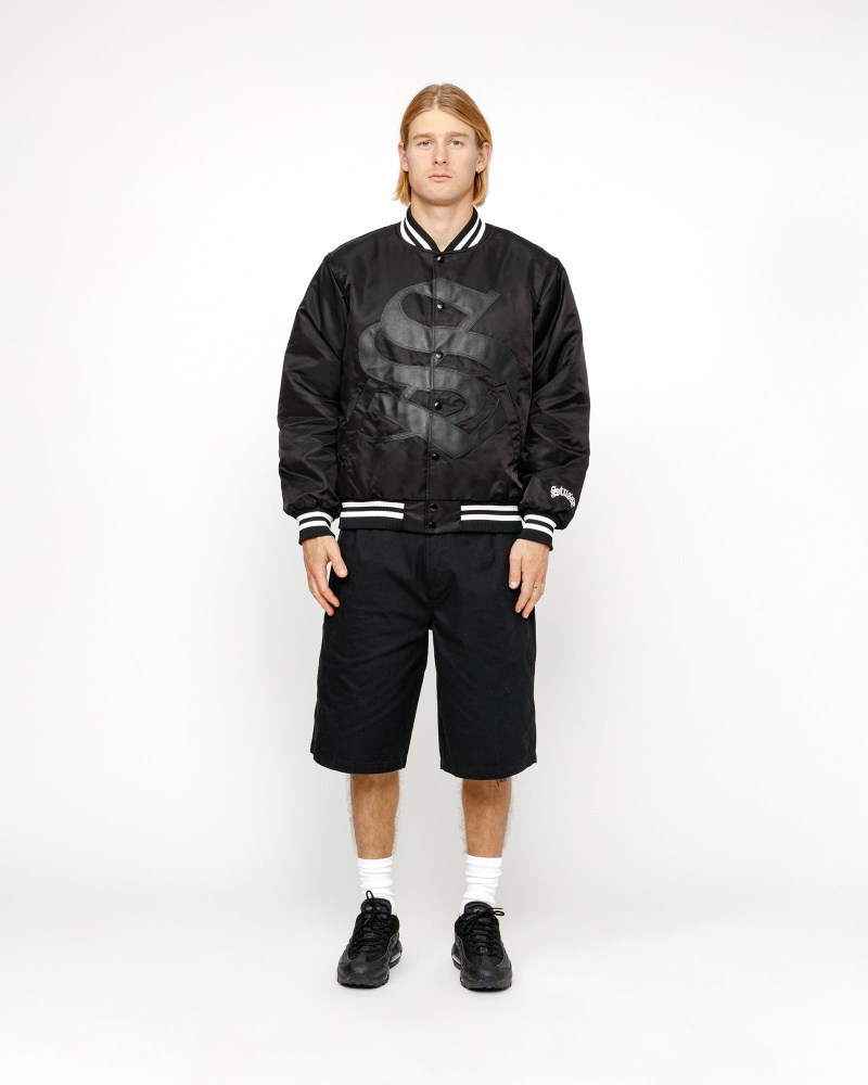 Stussy Stadium Gothic S Jackets Black | 36274LRCI