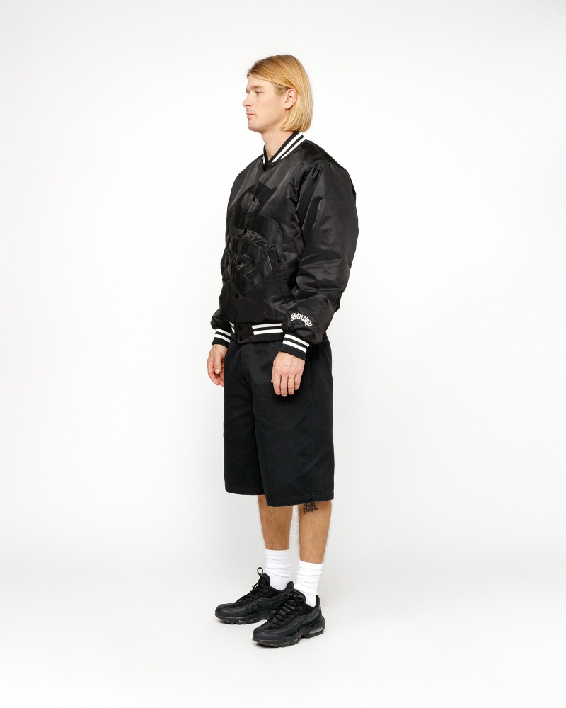 Stussy Stadium Gothic S Jackets Black | 36274LRCI