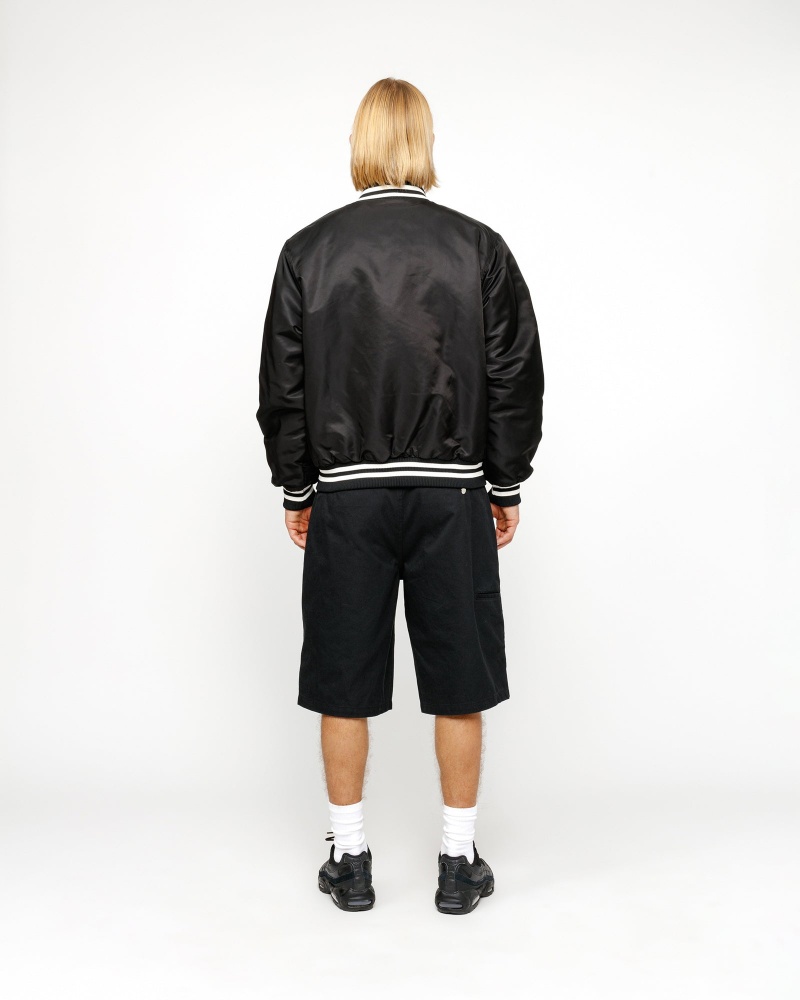 Stussy Stadium Gothic S Jackets Black | 36274LRCI