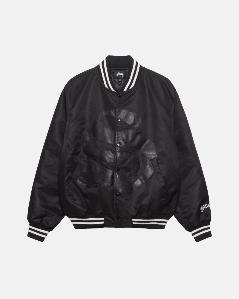 Stussy Stadium Gothic S Jackets Black | 36274LRCI