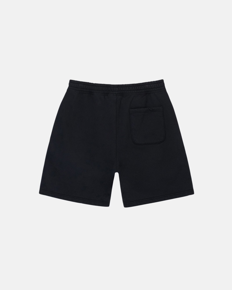 Stussy Stock Logo Shorts Black | 51760DOLB