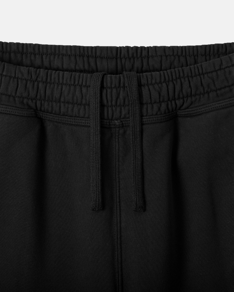 Stussy Stock Logo Shorts Black | 51760DOLB