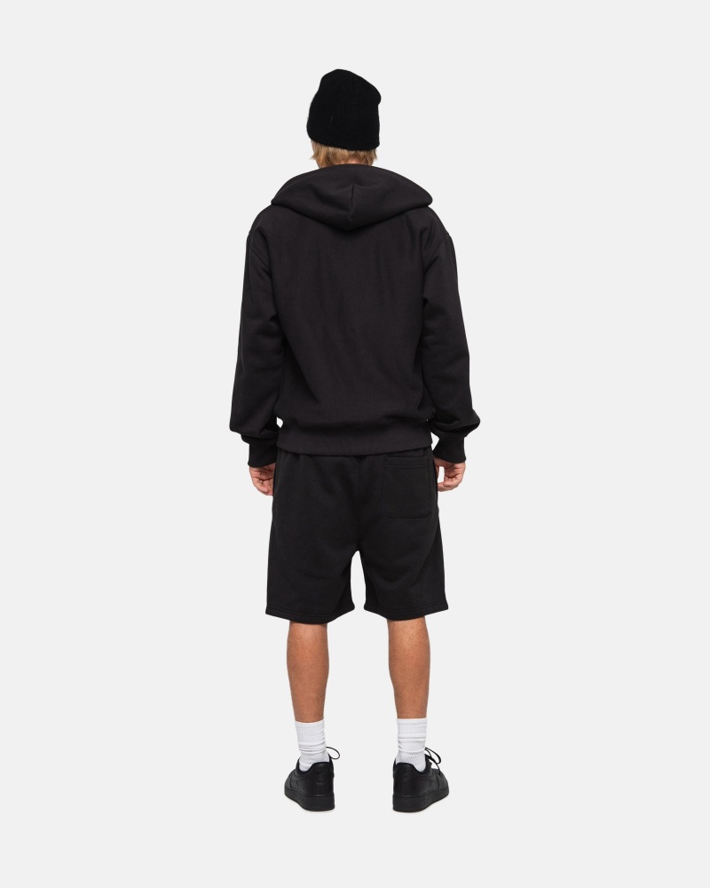 Stussy Stock Logo Shorts Black | 51760DOLB