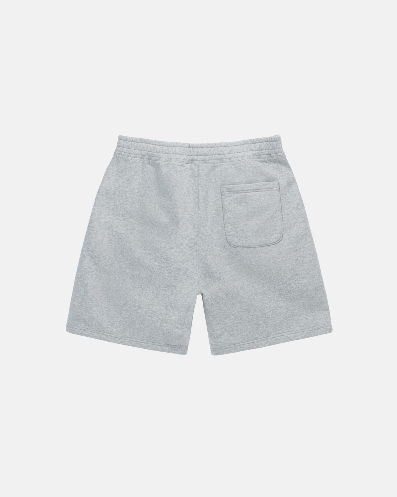 Stussy Stock Logo Shorts Grey | 53748WYDZ