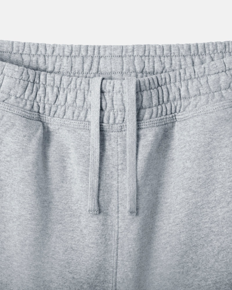 Stussy Stock Logo Shorts Grey | 53748WYDZ