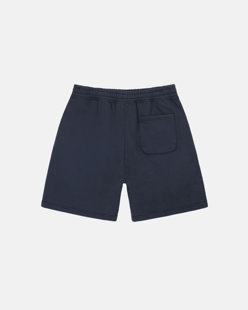 Stussy Stock Logo Shorts Navy | 96043HZMU