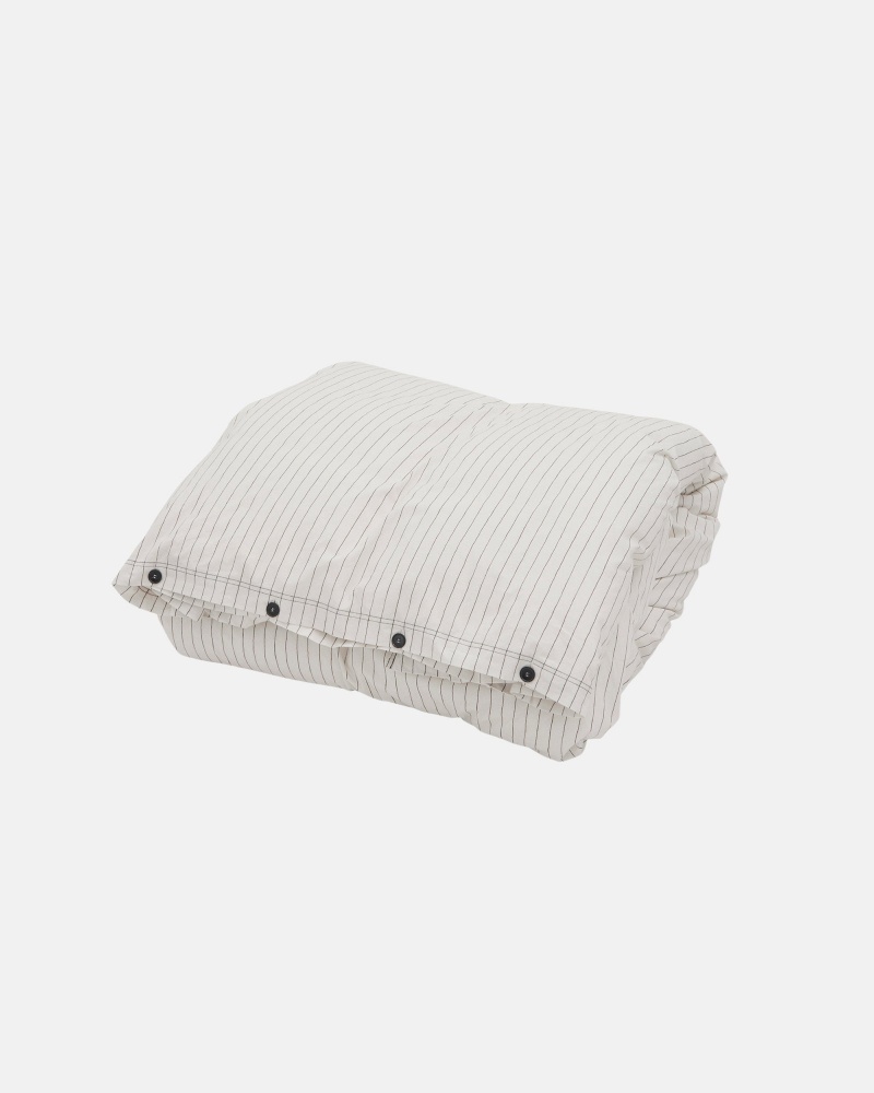 Stussy Tekla Percale Duvet Cover Other Accessories White | 76803CWBY