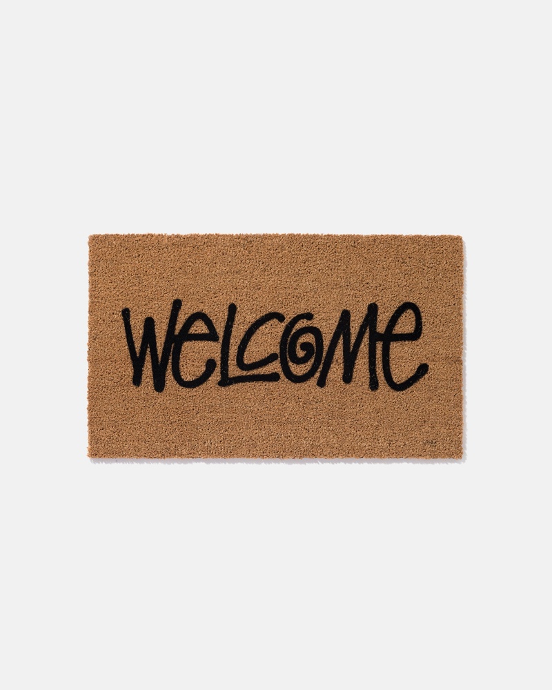 Stussy Welcome Mat Other Accessories Brown | 71495KSNF