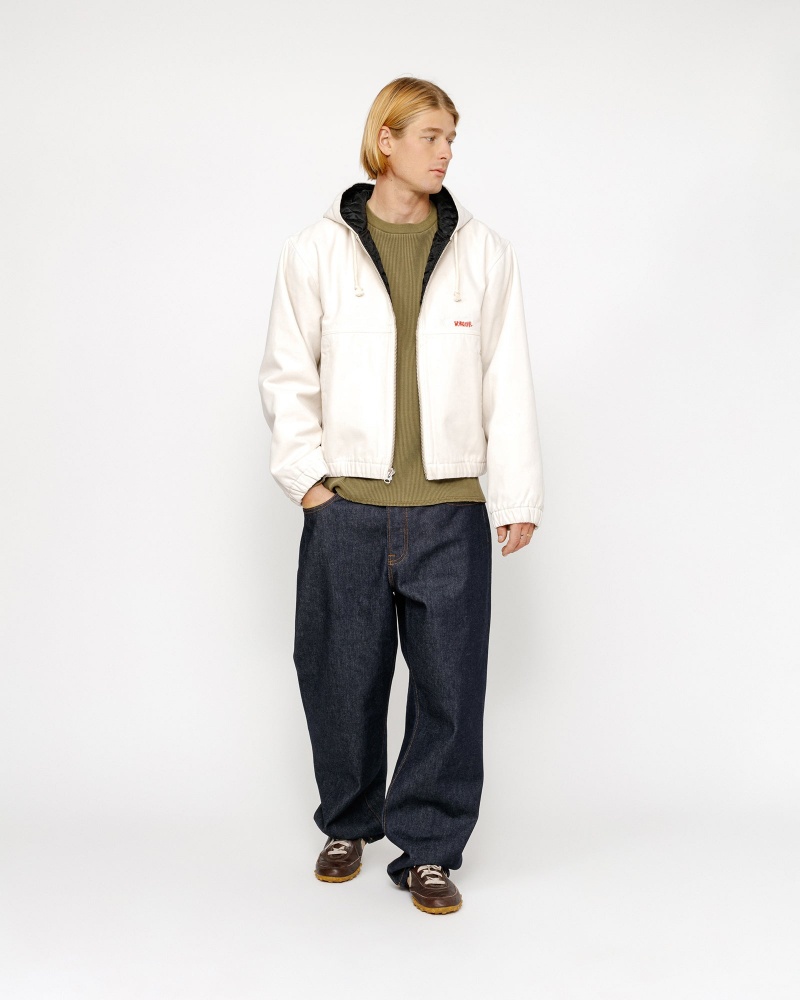 Stussy Work Insulated Canvas Jackets Beige | 98570CSFG