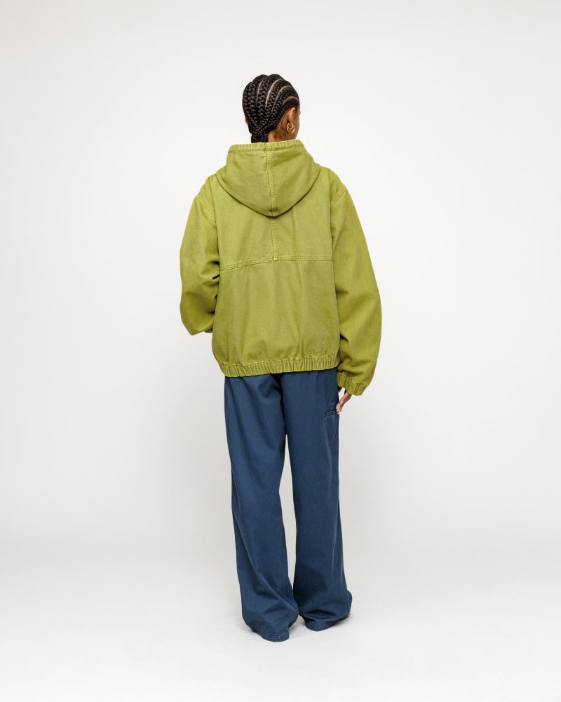 Stussy Work Unlined Canvas Jackets Green | 82367PNTD