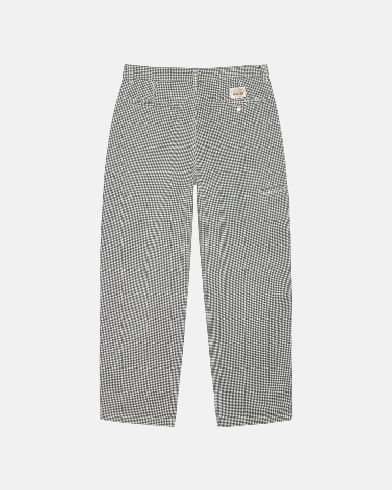 Stussy Workgear Twill Trousers Grey | 03476ZUXV