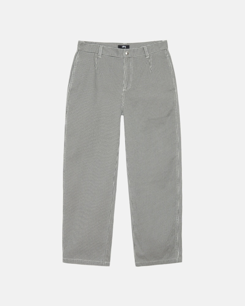 Stussy Workgear Twill Trousers Grey | 03476ZUXV